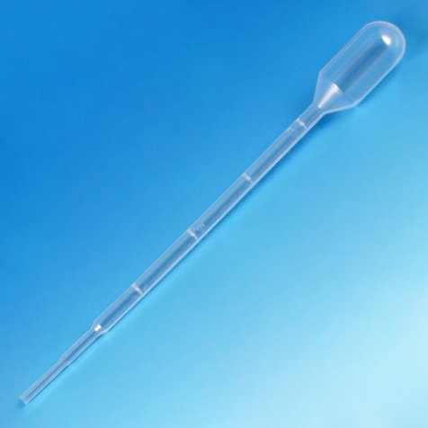 GLOBE SCIENTIFIC TRANSFER PIPETTE, 3 ML, 2.2 ML DRAW VOLUME, SOLD AS 5000/CASE GLOBE 137035
