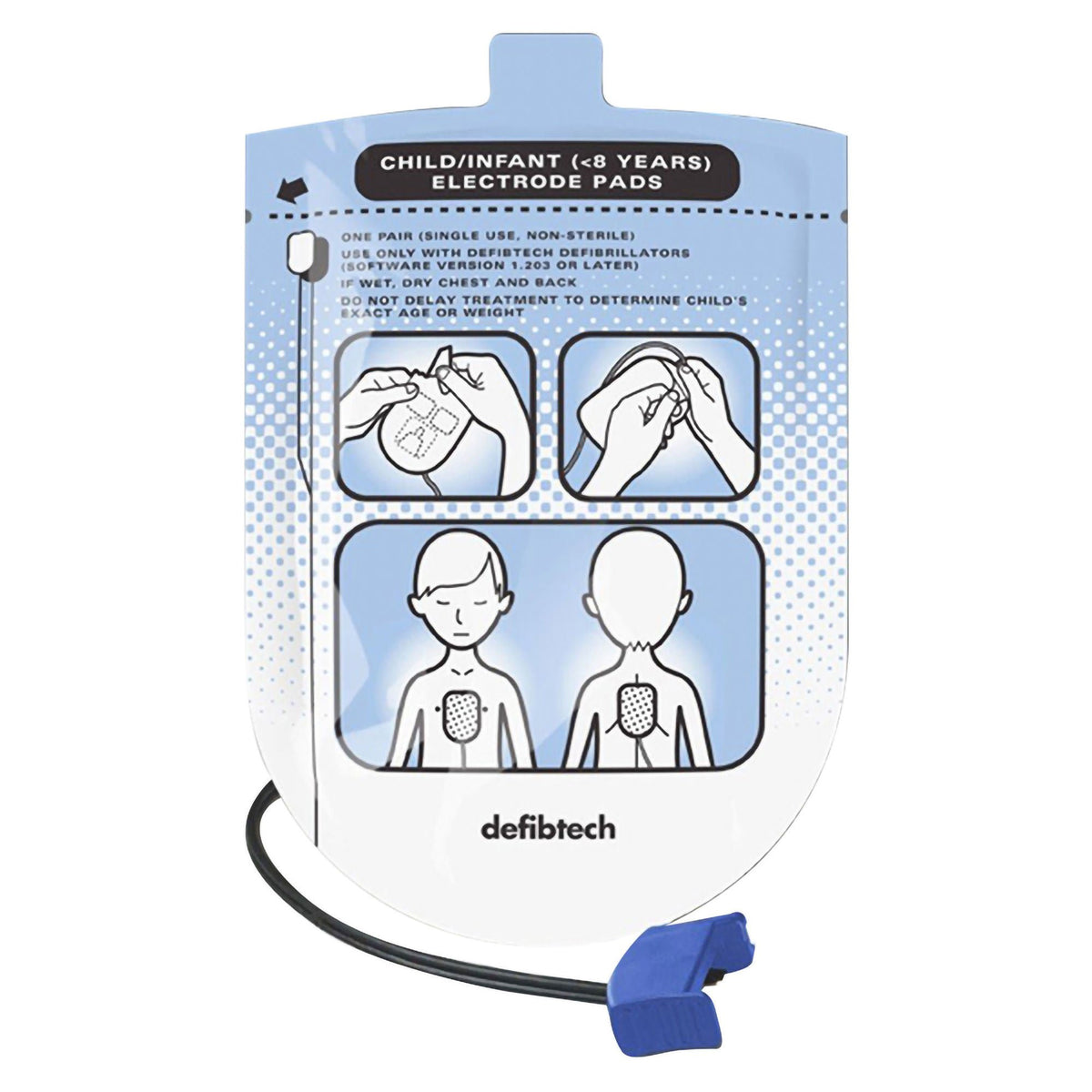 Defibtech Pedi Pad Ddp-200P, 1/Pr