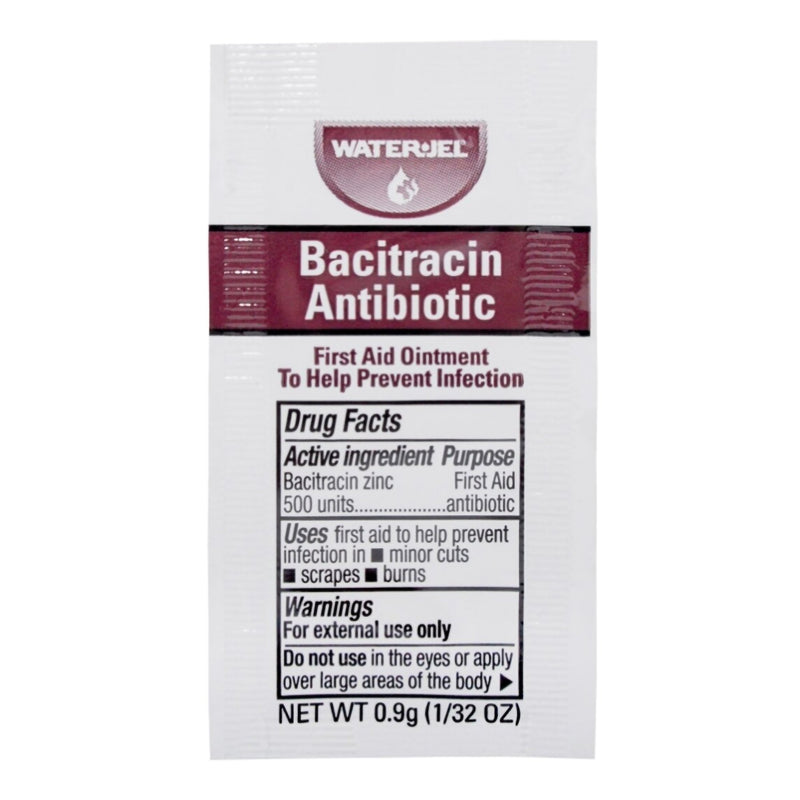 WATER JEL® BACITRACIN ZINC FIRST AID ANTIBIOTIC, SOLD AS 1800/CASE SAFEGUARD WJBA1800.00.000
