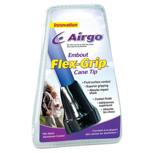 Airgo Flex-Grip Cane Tip, 1/Ea