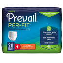 PREVAIL® PER-FIT® EXTRA ABSORBENT UNDERWEAR, MEDIUM, SOLD AS 20/BAG FIRST PF-512