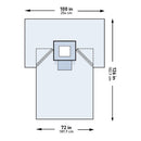 MCKESSON STERILE CHEST DRAPE, 100 X 72 X 126 INCH, SOLD AS 1/PACK MCKESSON 183-I80-05122G-S