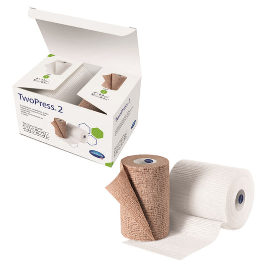 Twopress® 2 Self-Adherent Closure Two-Layer Compression Bandage System, 8/Cs