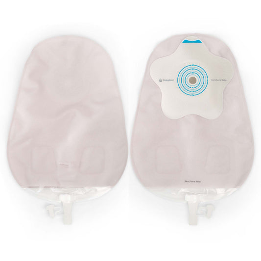 Sensura® Mio Convex Flip 1-Piece Opaque Urostomy Pouch, 10 – 40Mm Stomas, 10/Bx