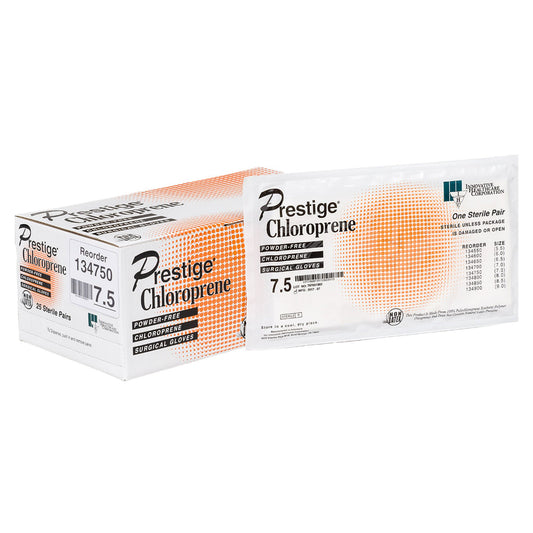 Dermassist® Prestige® Polyisoprene Surgical Glove, Size 7.5, Ivory, 25/Bx