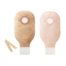 New Image™ 2-Piece Ultra-Clear Ostomy Pouch, Pre-cut to Fit 57 mm Stomas, Red, 10/BX