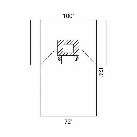Halyard Sterile Chest Drape, 100 X 72 X 124 Inch, 1/Ea
