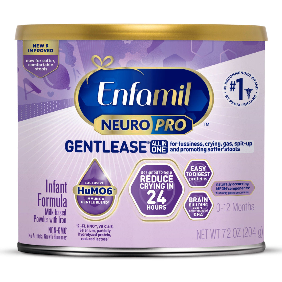 Enfamil, Pdr Inf Neuropro Gentilease Unflavored 7.2Oz (6/Cs, 6/Cs