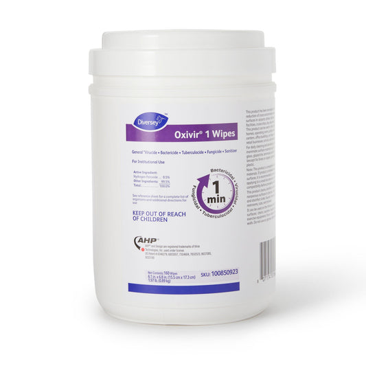 Diversey™ Oxivir® 1 Hydrogen Peroxide Surface Disinfectant Wipes, 1920/Cs