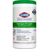 Clorox Healthcare® Hydrogen Peroxide Cleaner Disinfectant Wipes 6.75 x 5.75 Inch, 6/CS