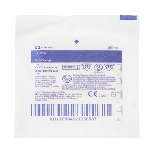 Curity™ Sterile Usp Type Vii Gauze Sponge, 3 X 3 Inch, 12-Ply, 1200/Cs