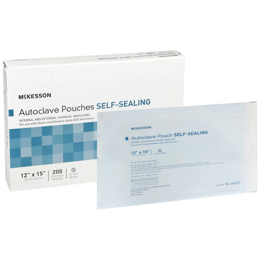 McKesson Sterilization Pouch, 12 x 15 Inch, 200/BX