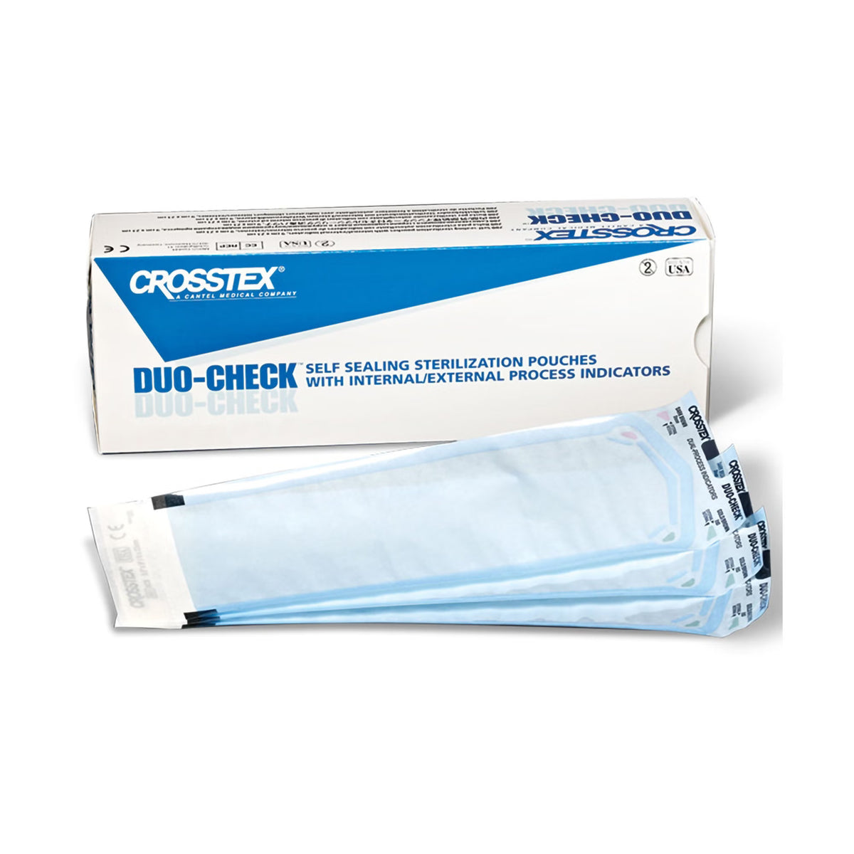 Duo-Check® Sterilization Pouch, 3½ x 22 Inch, 100/BX