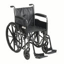 drive™ Silver Sport 2 Wheelchair, 20 Inch Seat Width, 1/EA