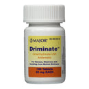 MAJOR® DRIMINATE DIMENHYDRINATE NAUSEA RELIEF, SOLD AS 100/BOX MAJOR 00904205159