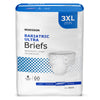 McKesson Ultra Heavy Absorbent Incontinence Brief, Bariatric, 4/CS