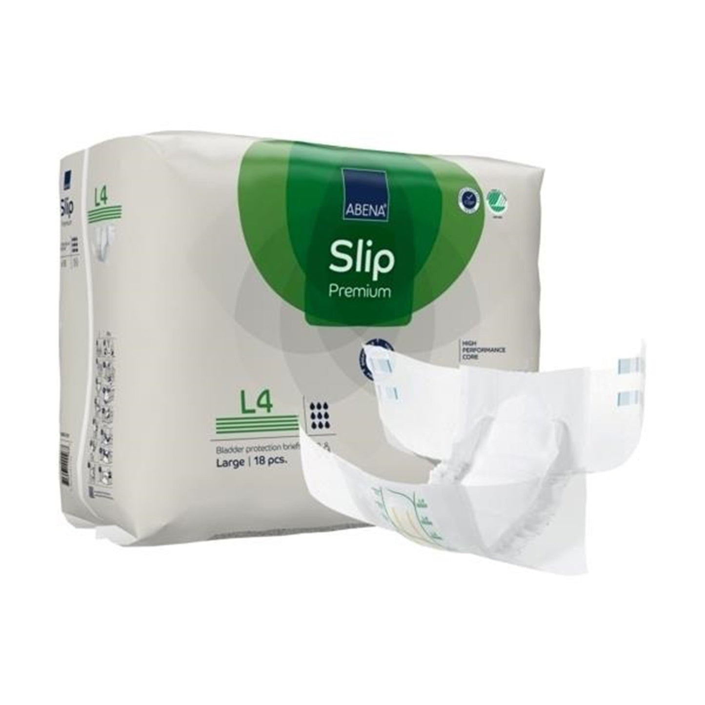 Abena Slip Premium L4 Incontinence Brief, Large 72/CASE -1000021292