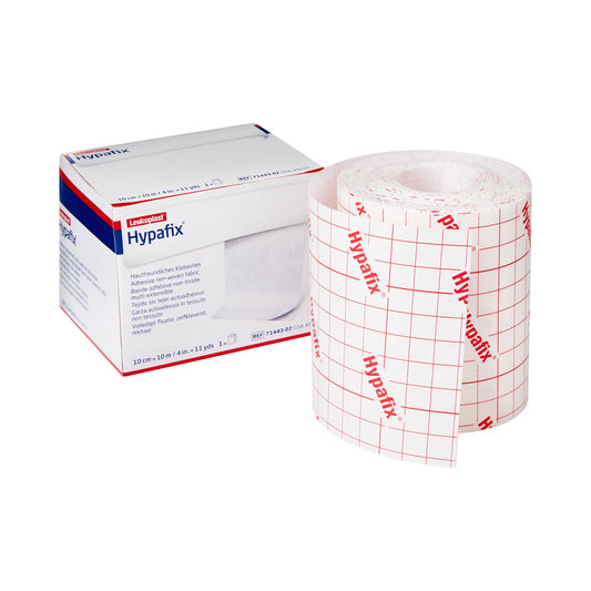 Hypafix® Nonwoven Dressing Retention Tape, 4 Inch X 10 Yard, White, 1/Rl