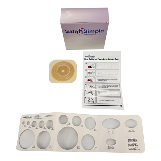 BARRIER, OSTOMY 2PC EXT HYDROCOLLOID 1 3/4" (5/BX 8BX/CS), 5/BX