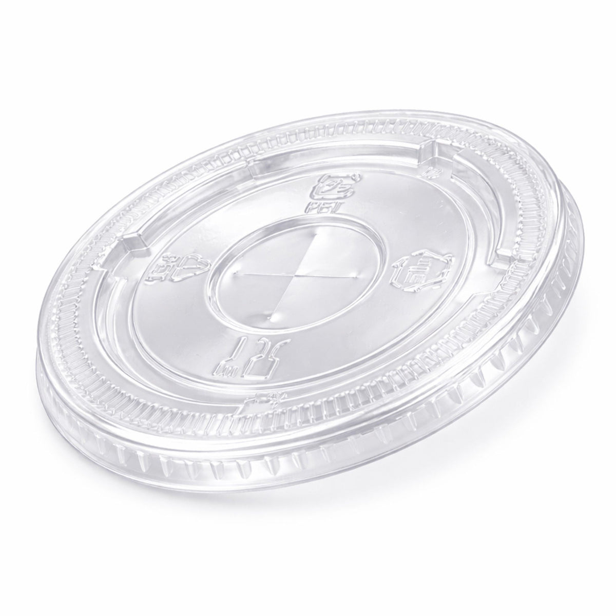 Lids, Pet Clr F/9Oz Drinking Cup (2500/Cs), 2500/Cs