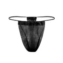 Dukal Reflections™ Spa Thong Panty, Black, 100/BX