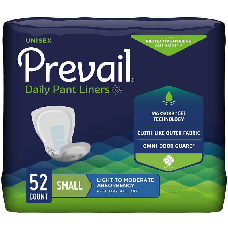 PREVAIL® DAILY PANT LINERS LIGHT – MODERATE BLADDER CONTROL PAD, 12½-INCH LENGTH, SOLD AS 4/CASE FIRST PL-100/1
