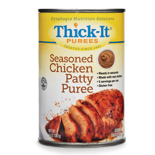 Thick-It® Seasoned Chicken Patty Purée Thickened Food, 14-ounce can, 12/CS
