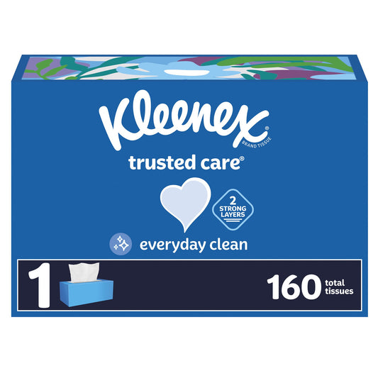 Tissue, Facial Flat Wht (160/Pk 24Pk/Cs), 3840/Cs