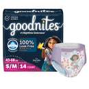 Goodnites® Heavy Absorbency Nighttime Underwear, S/M for Girls 43 – 68 lbs., 56/CS