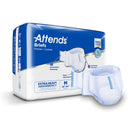 ATTENDS® EXTRA HEAVY ABSORBENCY BRIEFS, MEDIUM, SOLD AS 96/CASE ATTENDS DDP20