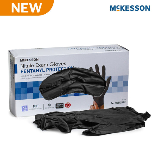 Mckesson Confiderm® 6.8C Nitrile Exam Glove, Extra Large, Blue, 1800/Cs