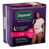 Depend® Night Defense® Women's Absorbent Underwear, Large, 14/PK