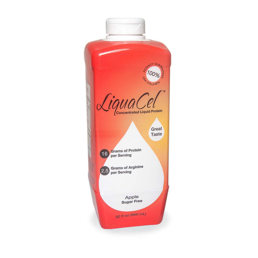 LiquaCel® Apple Concentrated Liquid Protein, Sugar Free, 32-ounce bottle, 1/EA