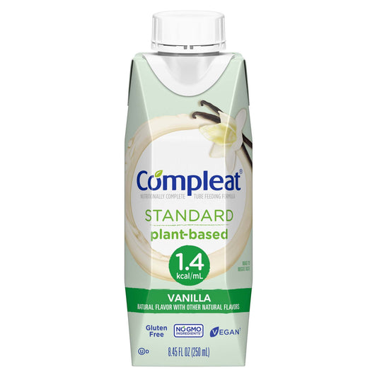 Compleat® Standard 1.4 Plant-Based Tube Feeding Formula, Vanilla, 8.45-oz., 24/CS