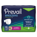 PREVAIL® BREEZERS® ULTIMATE ABSORBENCY INCONTINENCE BRIEFS, EXTRA LARGE, SOLD AS 1/PACK FIRST PVB-014/1