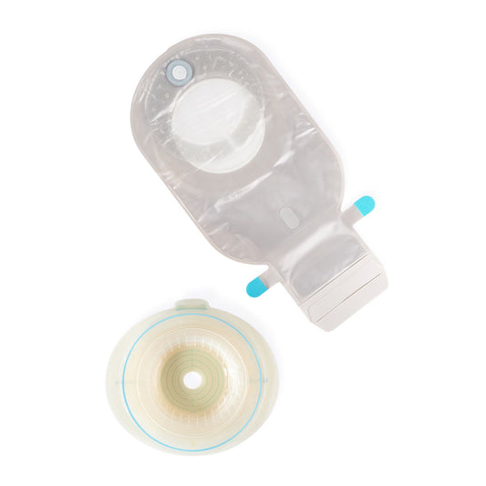 Pouch, Ostomy Sensura Micro 2Pc Convex Lt Barr Drn Ylw (5/Bx, 5/Bx