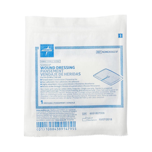 Sorbex™ Sterile Absorbent Dressing, 2 x 3 Inch, 50/CS