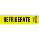 LABEL, REFRIGERATE 1 1/4X5/16FL CHAR 7 (760/RL), 1/RL