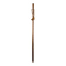 Brazos™ Traditional Straight Pine Handcrafted Walking Stick, 55-Inch, Brown, 1/EA