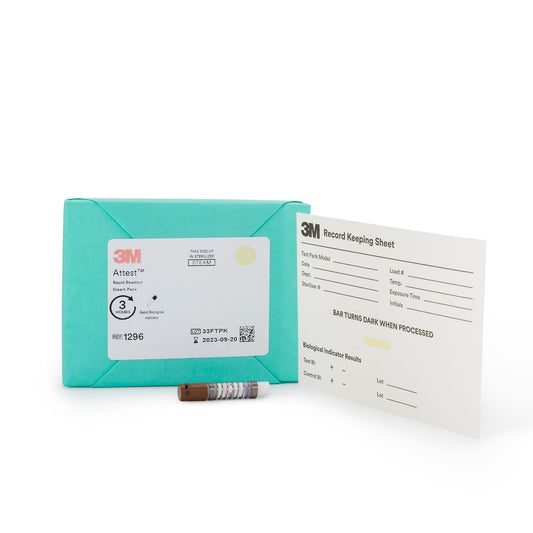 3M™ Attest™ Rapid Readout Sterilization Biological Indicator Pack, 25/CS