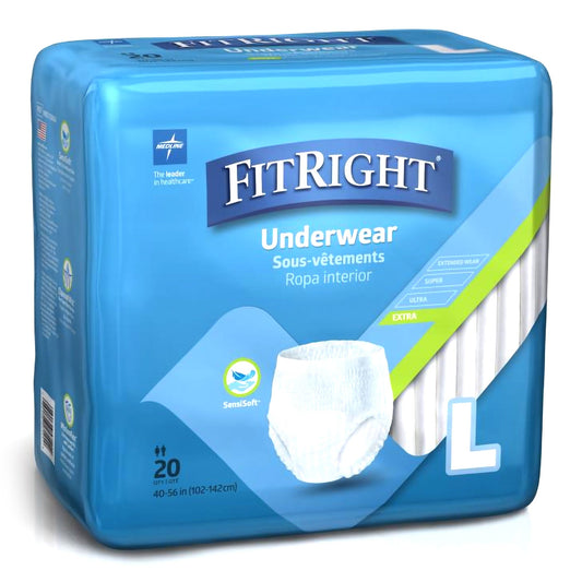 Underwear, Prot X Unsx Wht Lg40-56 (20/Bg 4Bg/Cs), 80/Cs