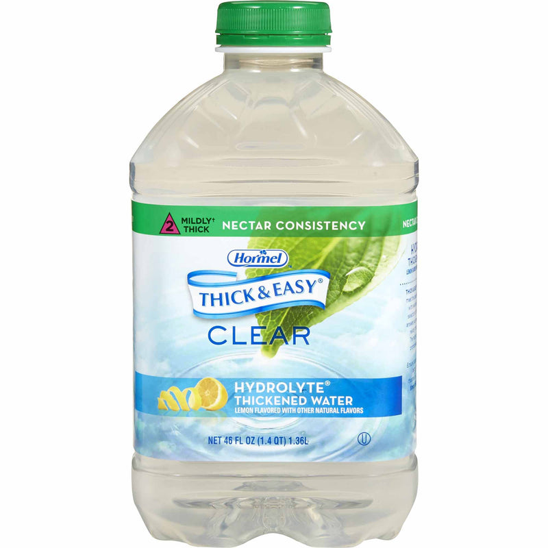 Thick & Easy® Hydrolyte® Nectar Consistency Lemon Thickened Water, 46-ounce bottle