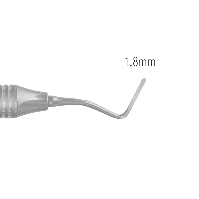Osung 1.8mm Non-Serrated Gingival cord packer Metal handle -GCP113N - Osung USA