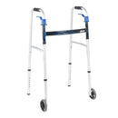 DRIVE™ ALUMINUM DUAL RELEASE FOLDING WALKER, 32 – 39 INCH HEIGHT, SOLD AS 1/EACH DRIVE 10226-1
