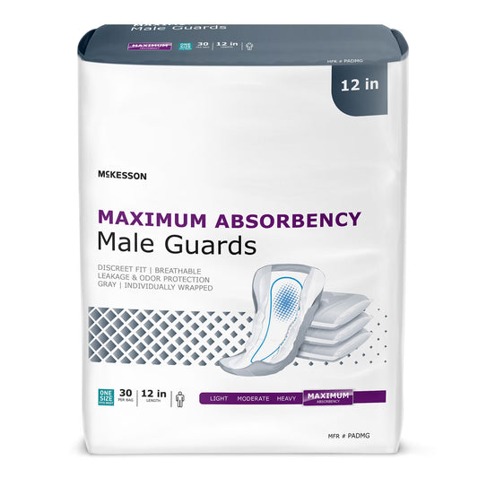 Mckesson Maximum Absorbency Male Guards, 180/Cs