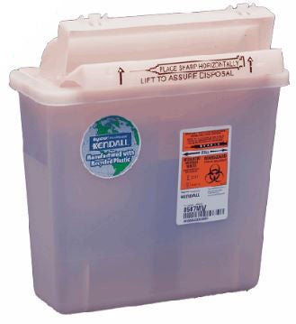 Renewables™ In-Room™ Sharps Container, 1.25 Gallon, 10.75 x 12.5 x 5.5 Inch, 20/CS