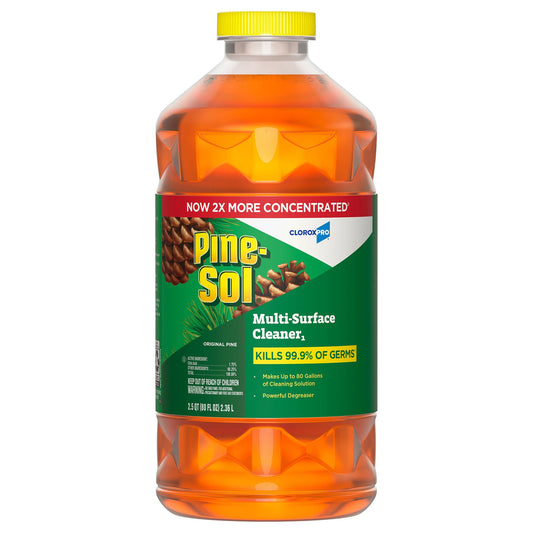 Cleaner, Concentrated Pine-Solpine Scent 80Oz (3/Cs), 3/Cs