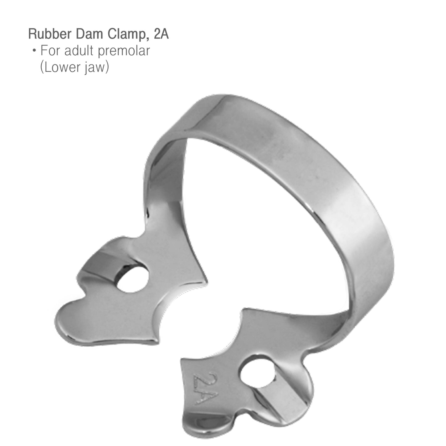 Osung 2A Adult Premolar Lower Rubber Dam Clamp -RDC2A - Osung USA