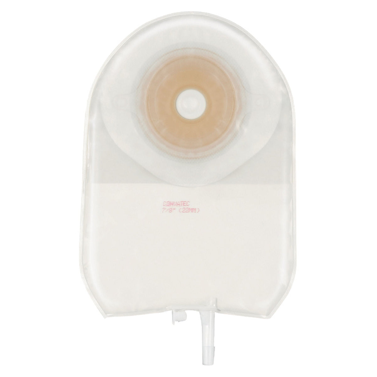 ActiveLife® One-Piece Transparent Urostomy Pouch, Pre-cut to Fit 22mm Stomas, 5/BX