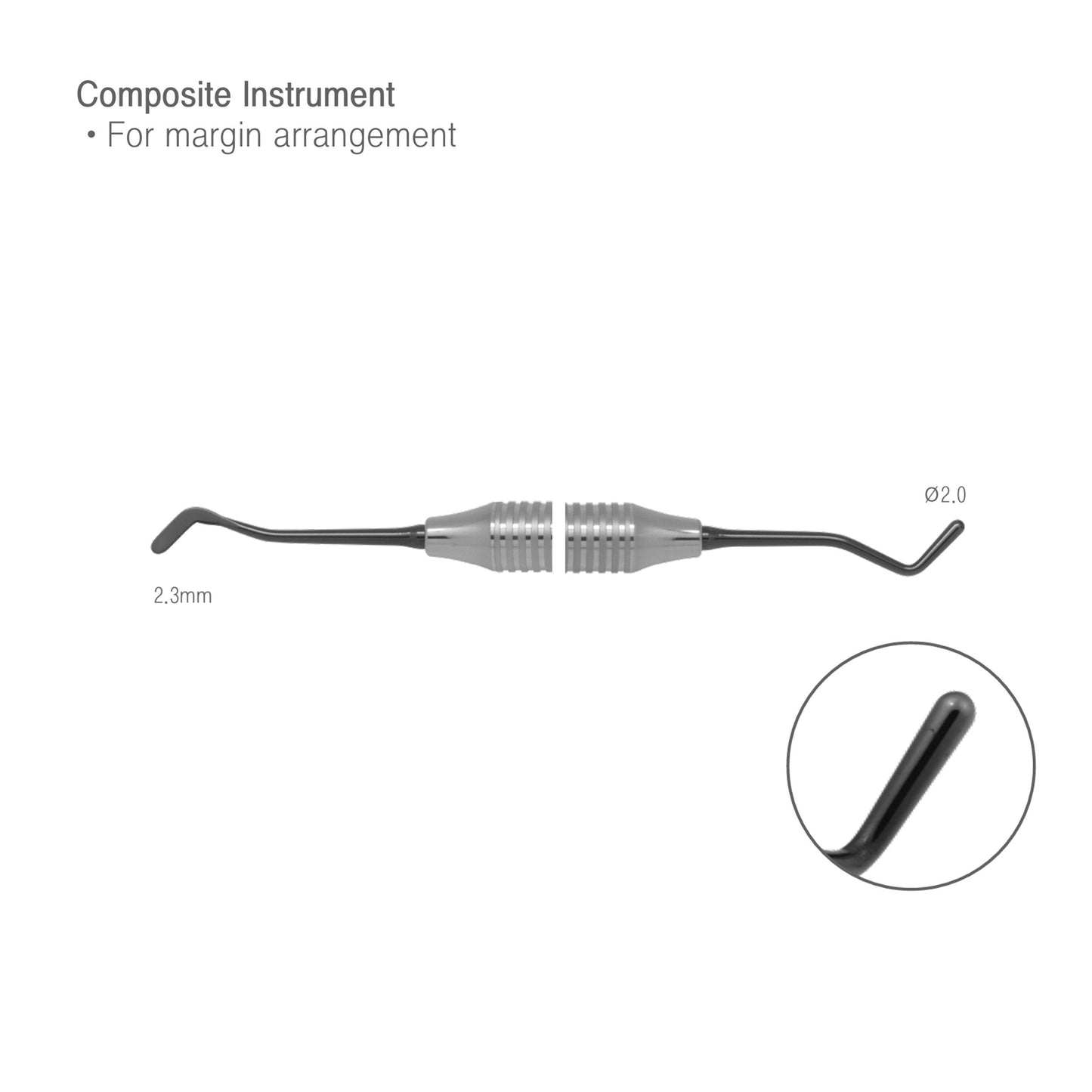 Osung #4 Titanium coated margin arrangement Composite Instrument -CSCOM4 - Osung USA